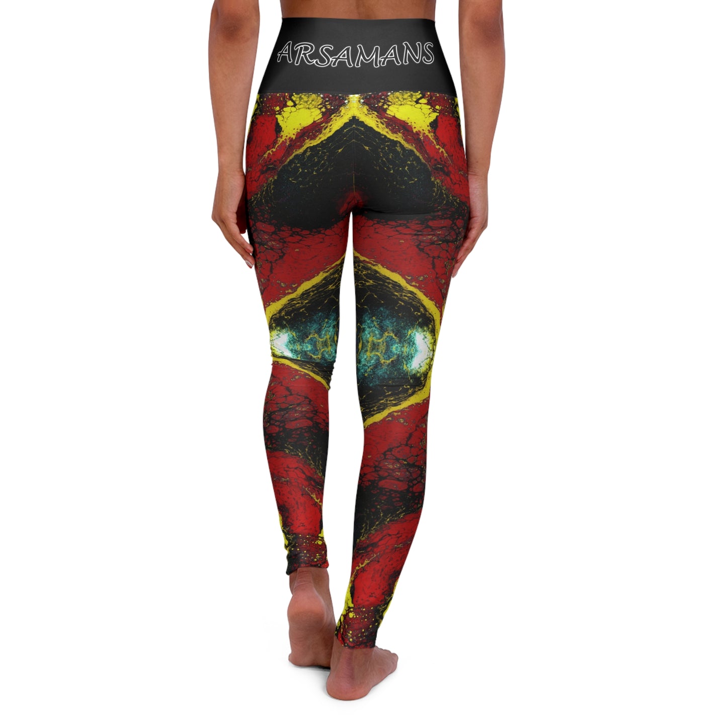 "Mothra" High-Waisted Yoga Leggings