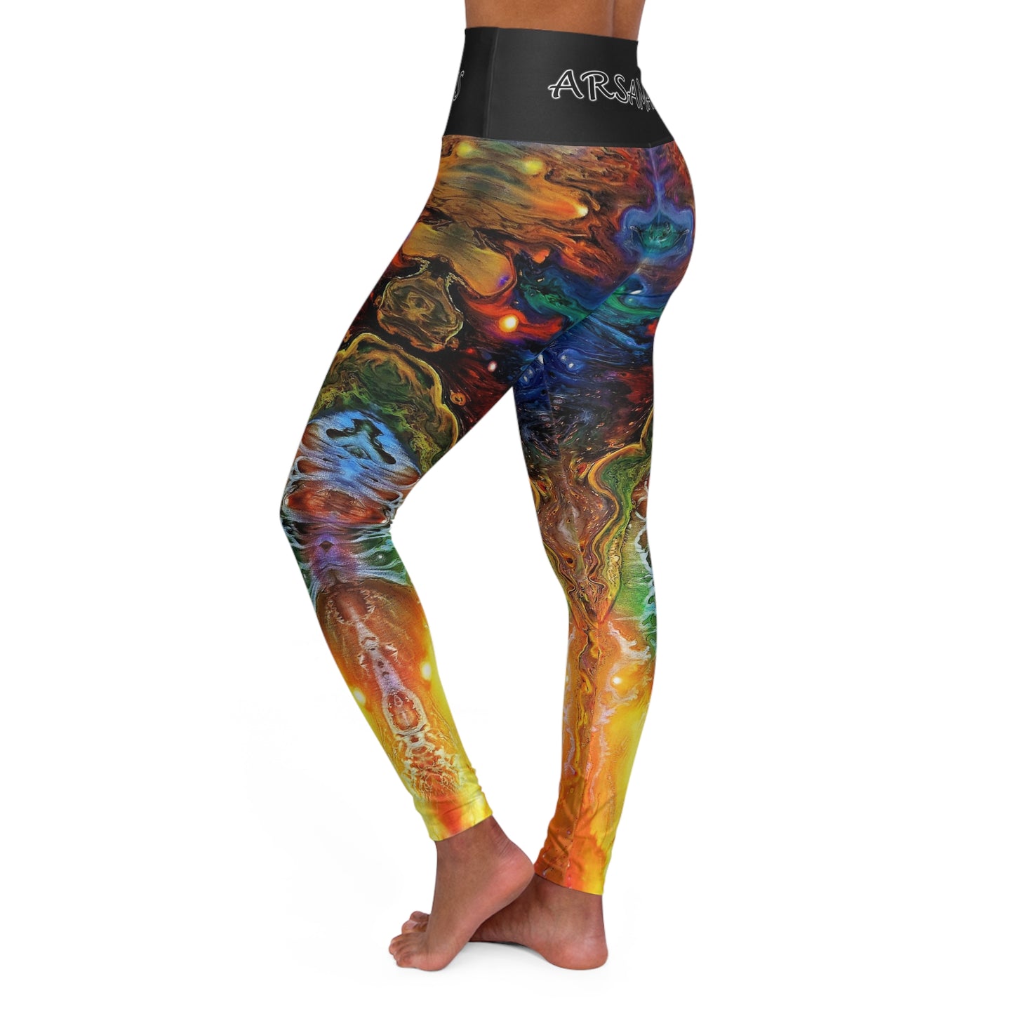 "Wax" Yoga Leggings