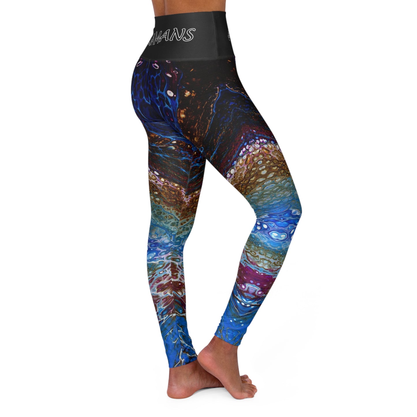 "AquaMar" High-Waisted Yoga Leggings