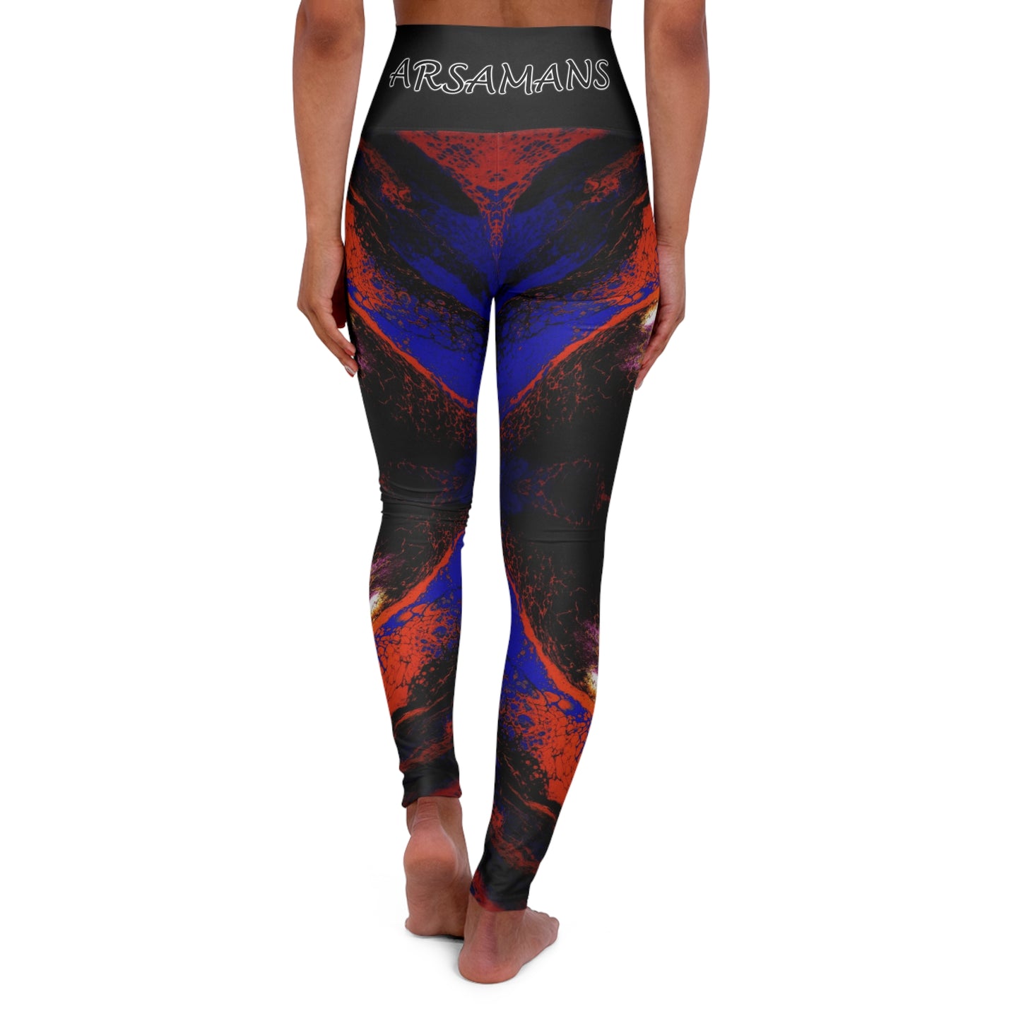 "BlackHole" High-Waisted Yoga Leggings