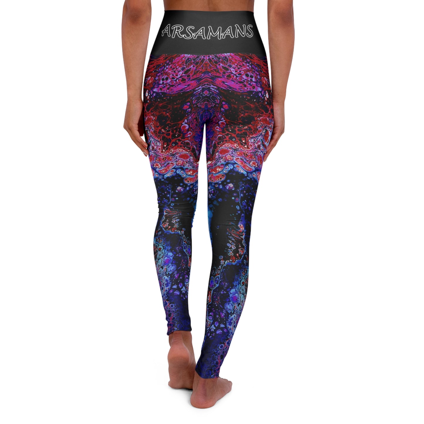 "Hierarchy" High-Waisted Yoga Leggings