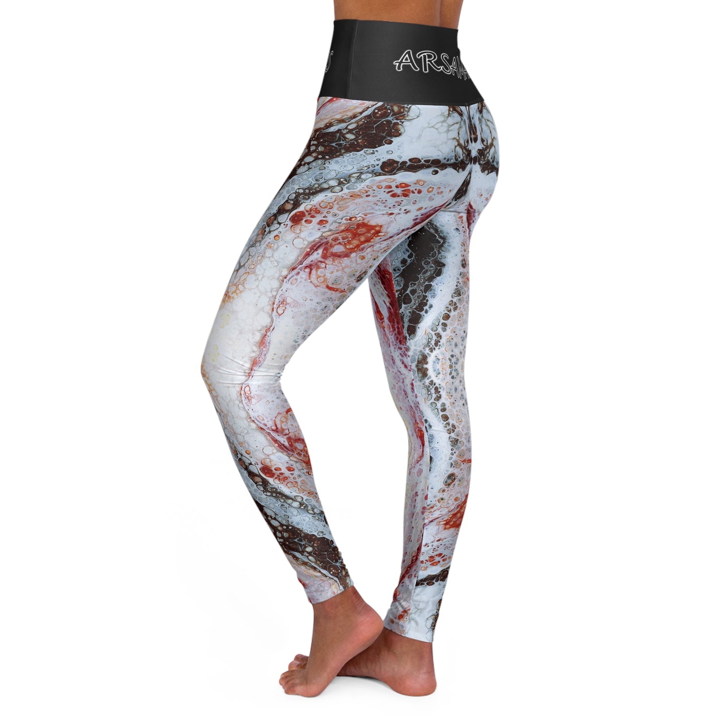 "Foam" High-Waisted Yoga Leggings