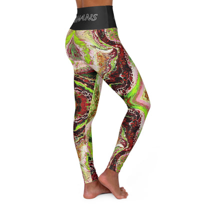 "Jolt" High-Waisted Yoga Leggings