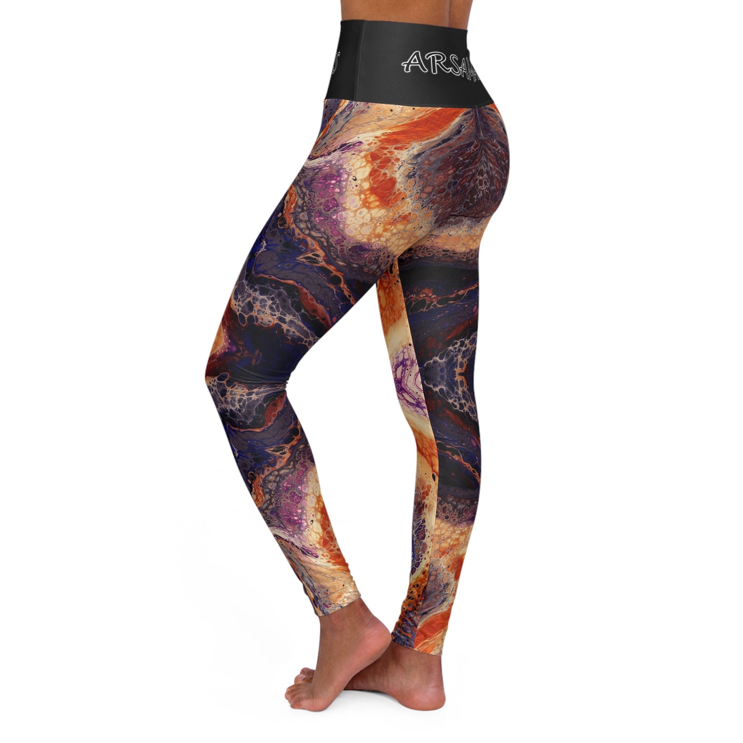 "Flare" High-Waisted Yoga Leggings