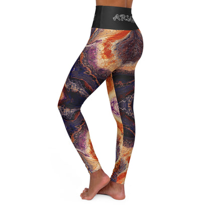"Flare" High-Waisted Yoga Leggings