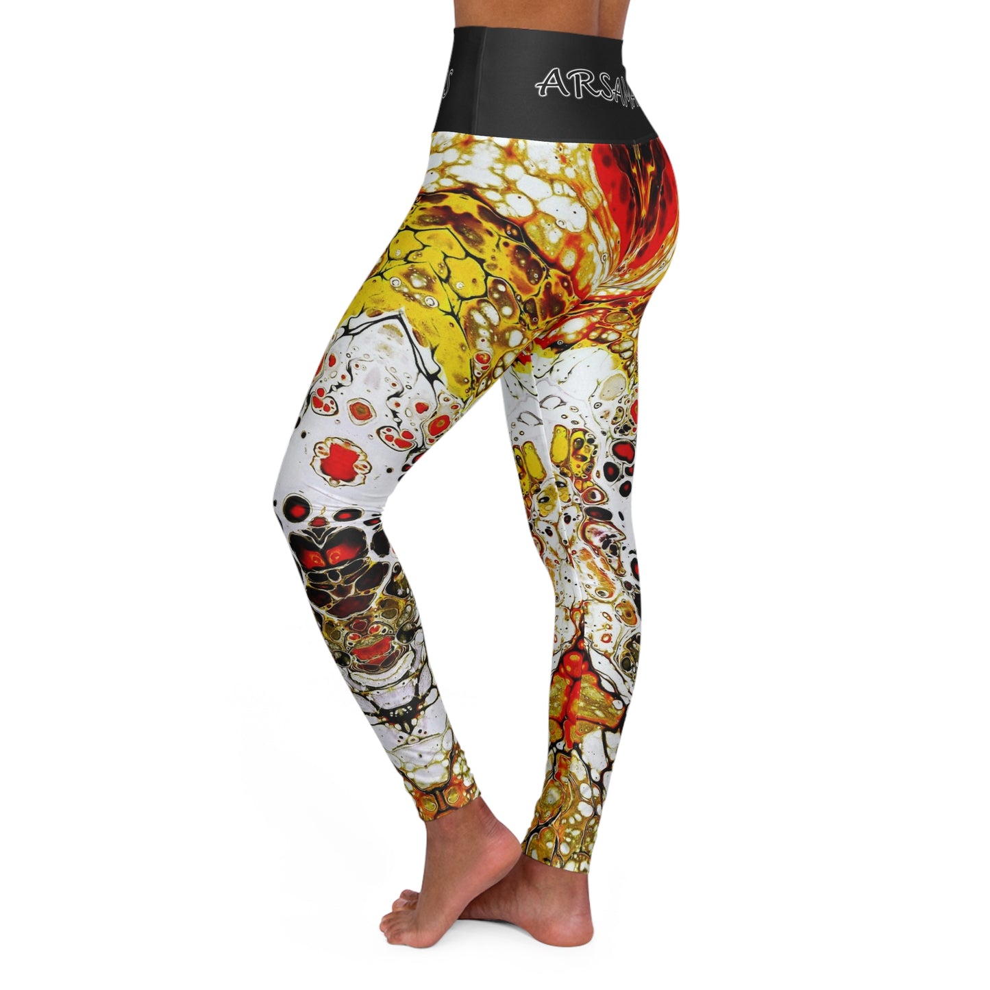 "Clown" High-Waisted Yoga Leggings