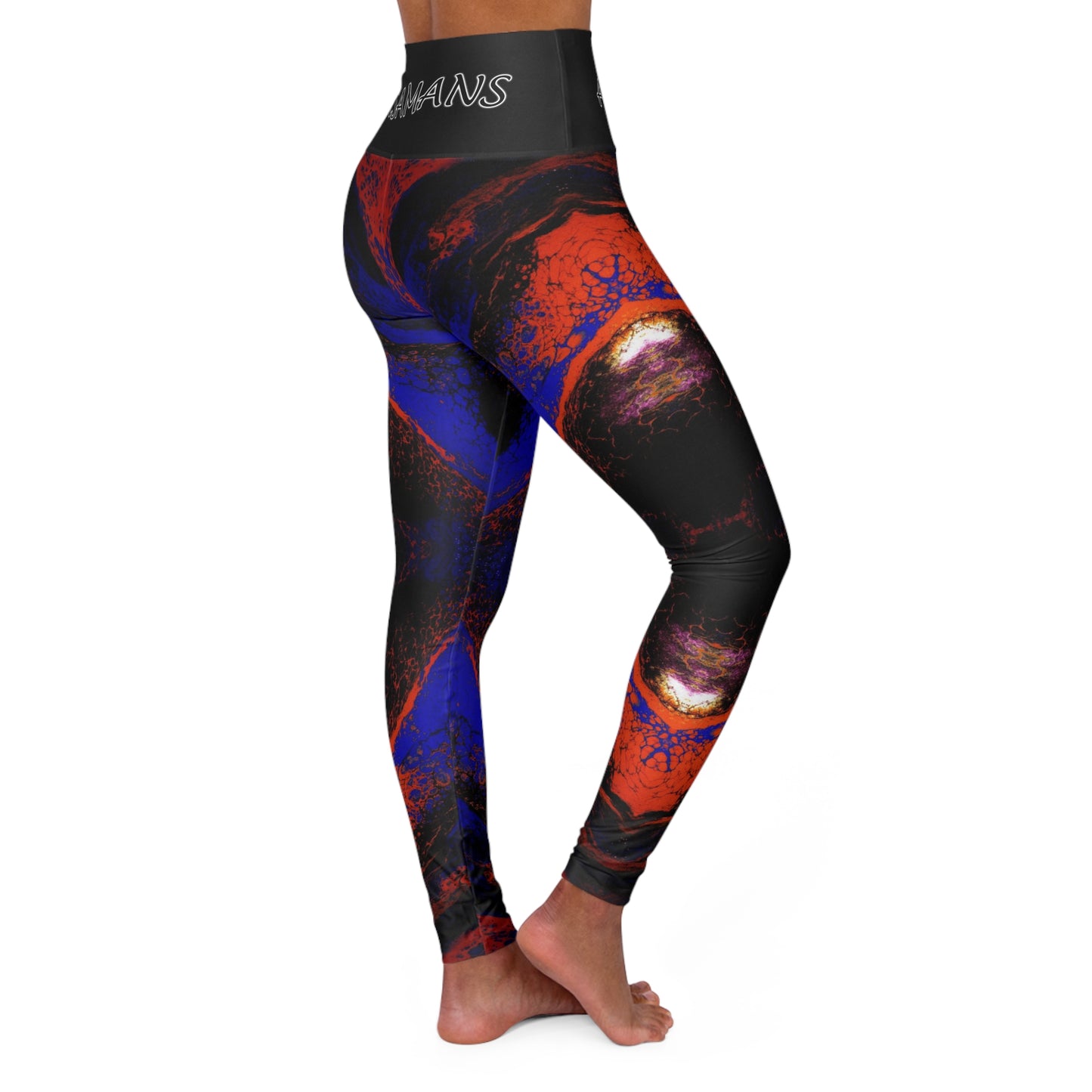 "BlackHole" High-Waisted Yoga Leggings