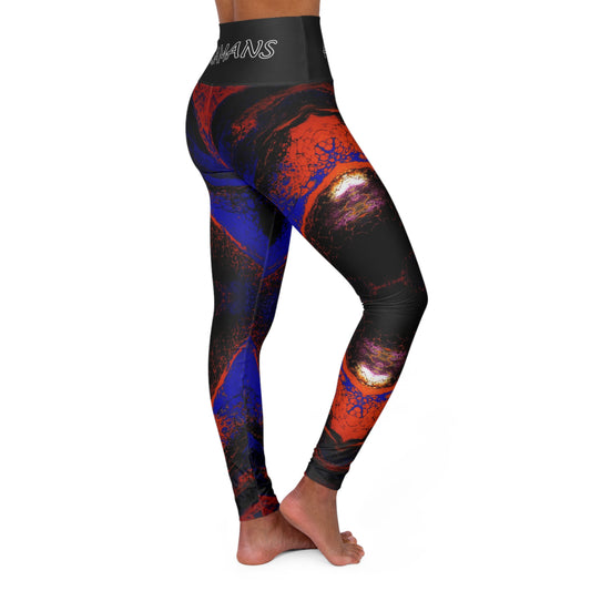 "BlackHole" High-Waisted Yoga Leggings