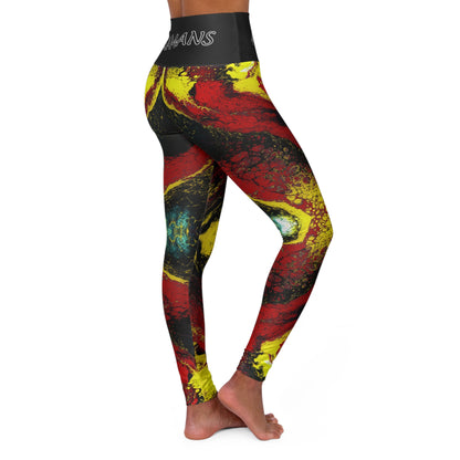 "Mothra" High-Waisted Yoga Leggings