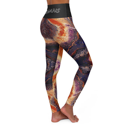 "Flare" High-Waisted Yoga Leggings