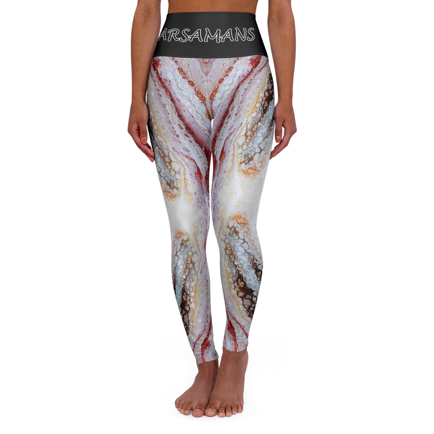 "Foam" High-Waisted Yoga Leggings