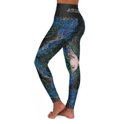 "Jectory" High-Waisted Yoga Leggings