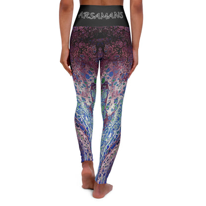 "BurgunThee" High-Waisted Yoga Leggings