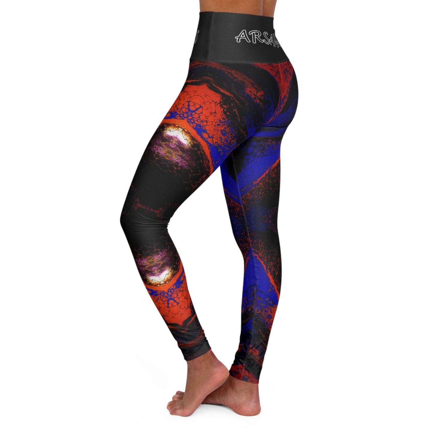 "BlackHole" High-Waisted Yoga Leggings