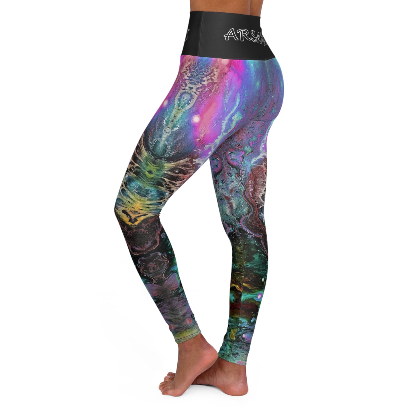 "Gatekeeper" High-Waisted Yoga Leggings