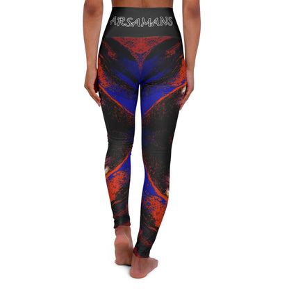 "BlackHole" High-Waisted Yoga Leggings
