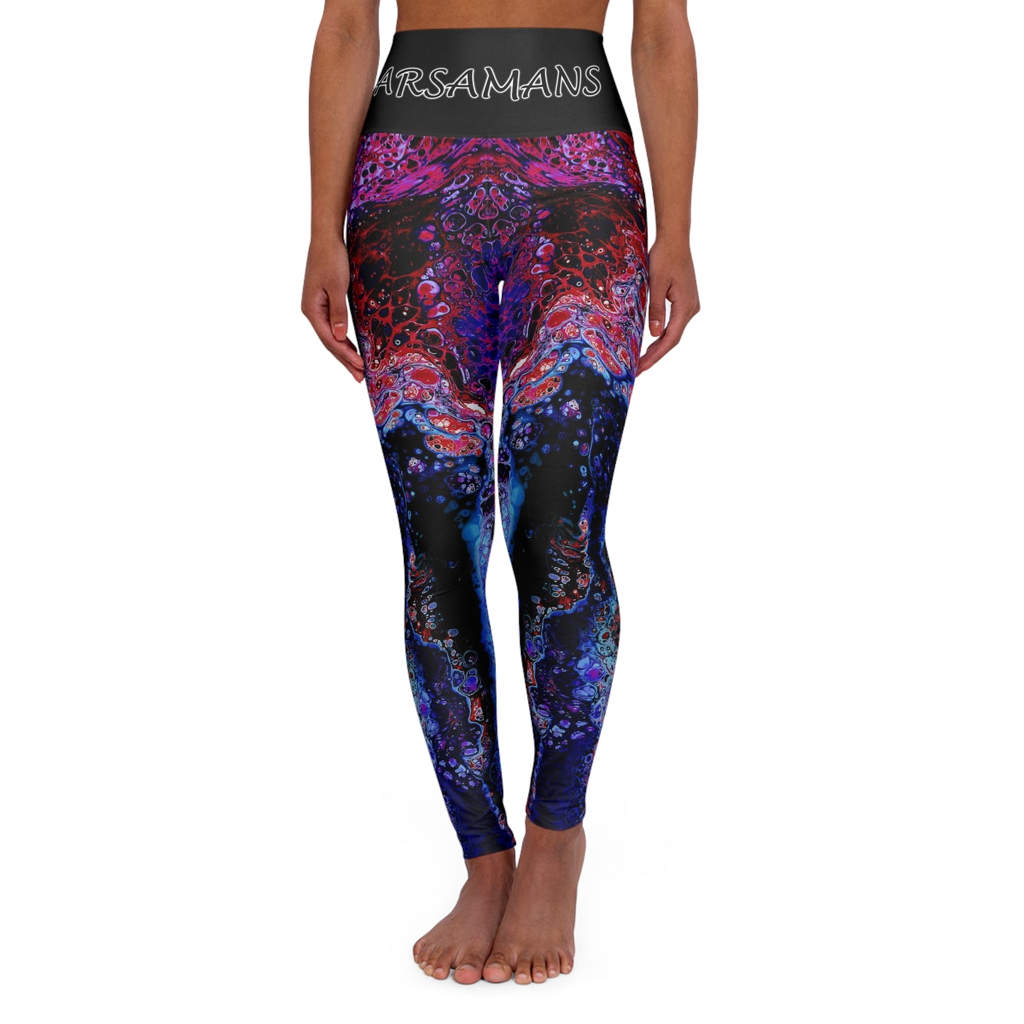 "Hierarchy" High-Waisted Yoga Leggings