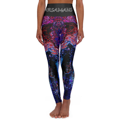 "Hierarchy" High-Waisted Yoga Leggings