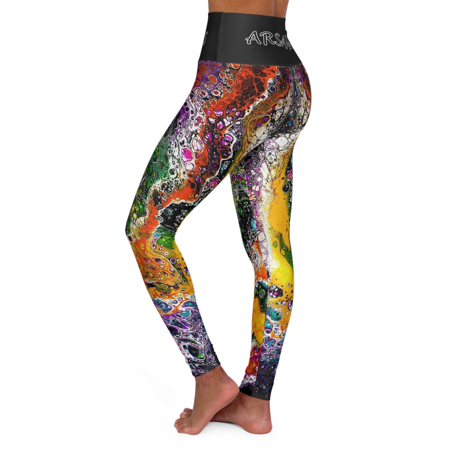 "6D" High-Waisted Yoga Leggings