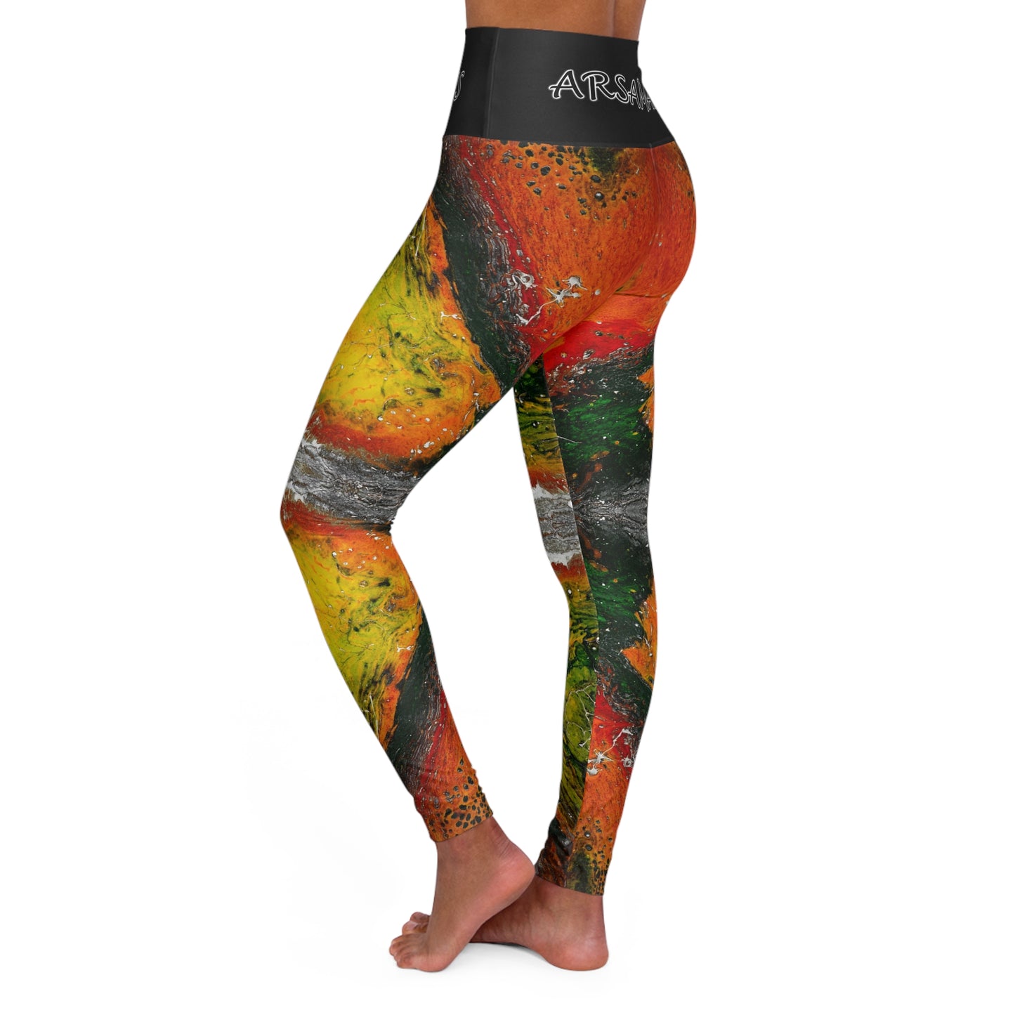 "Popper" Yoga Leggings