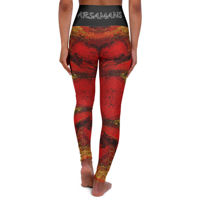 "Grimace" High-Waisted Yoga Leggings