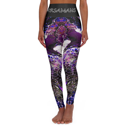 "AI" High-Waisted Yoga Leggings