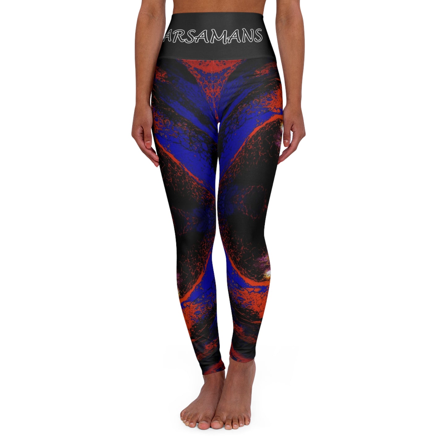 "BlackHole" High-Waisted Yoga Leggings