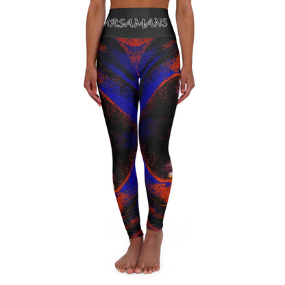 "BlackHole" High-Waisted Yoga Leggings