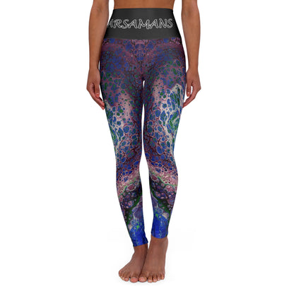 "BurgunThee" High-Waisted Yoga Leggings
