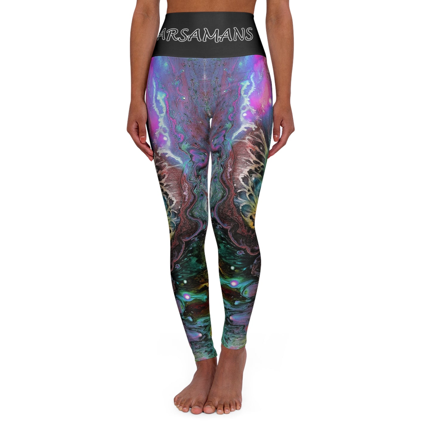 "Gatekeeper" High-Waisted Yoga Leggings