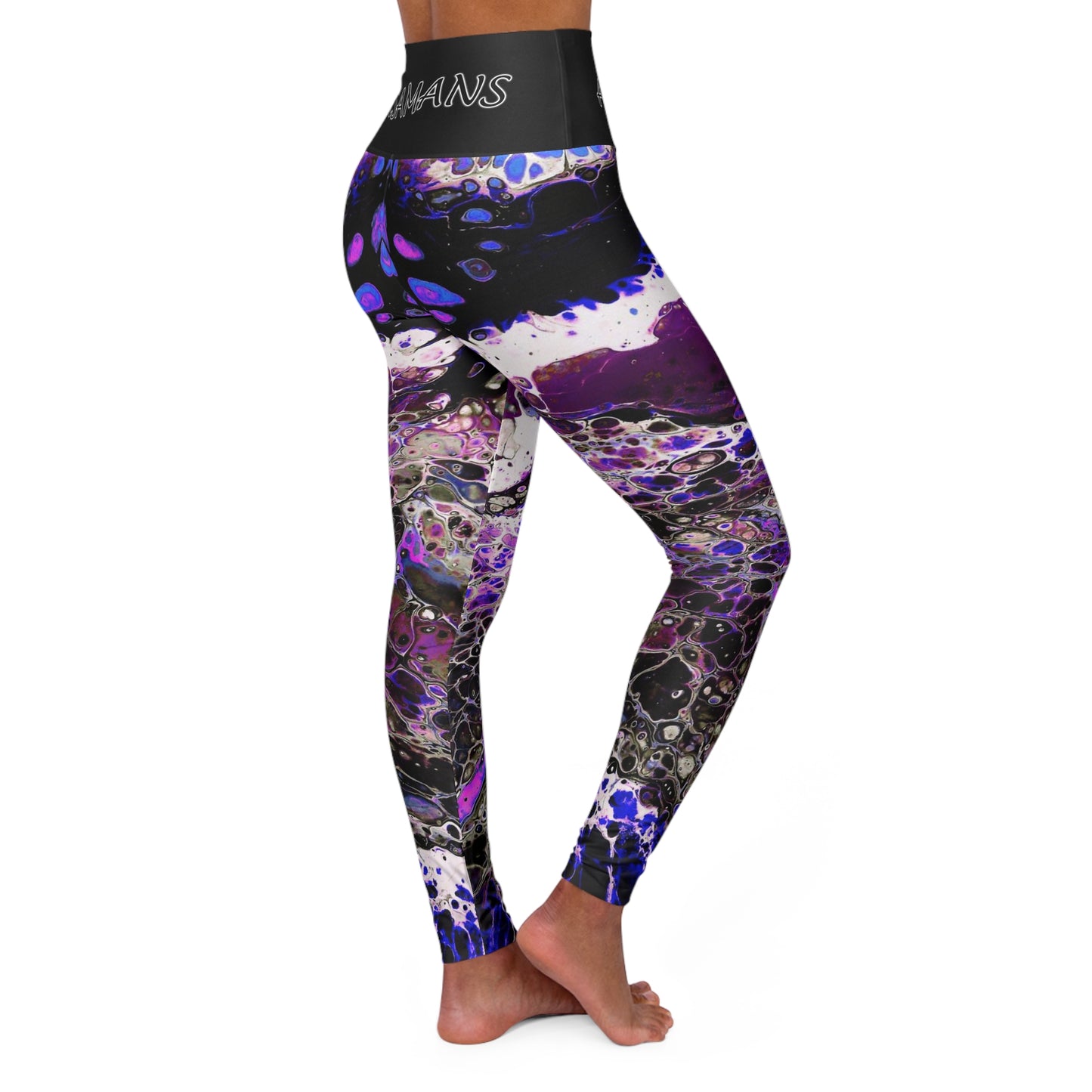 "AI" High-Waisted Yoga Leggings