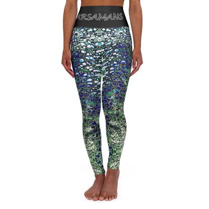 "Algae" High-Waisted Yoga Leggings