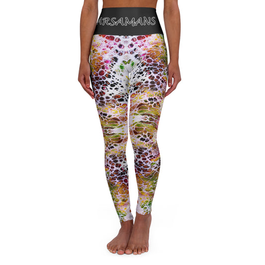 "Fall" High-Waisted Yoga Leggings