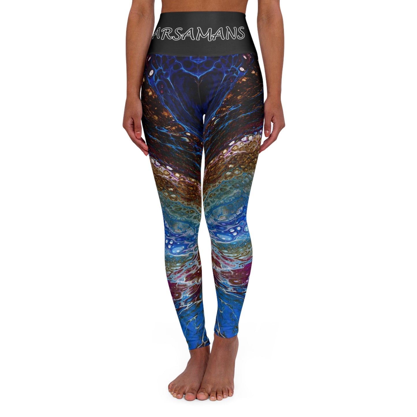 "AquaMar" High-Waisted Yoga Leggings