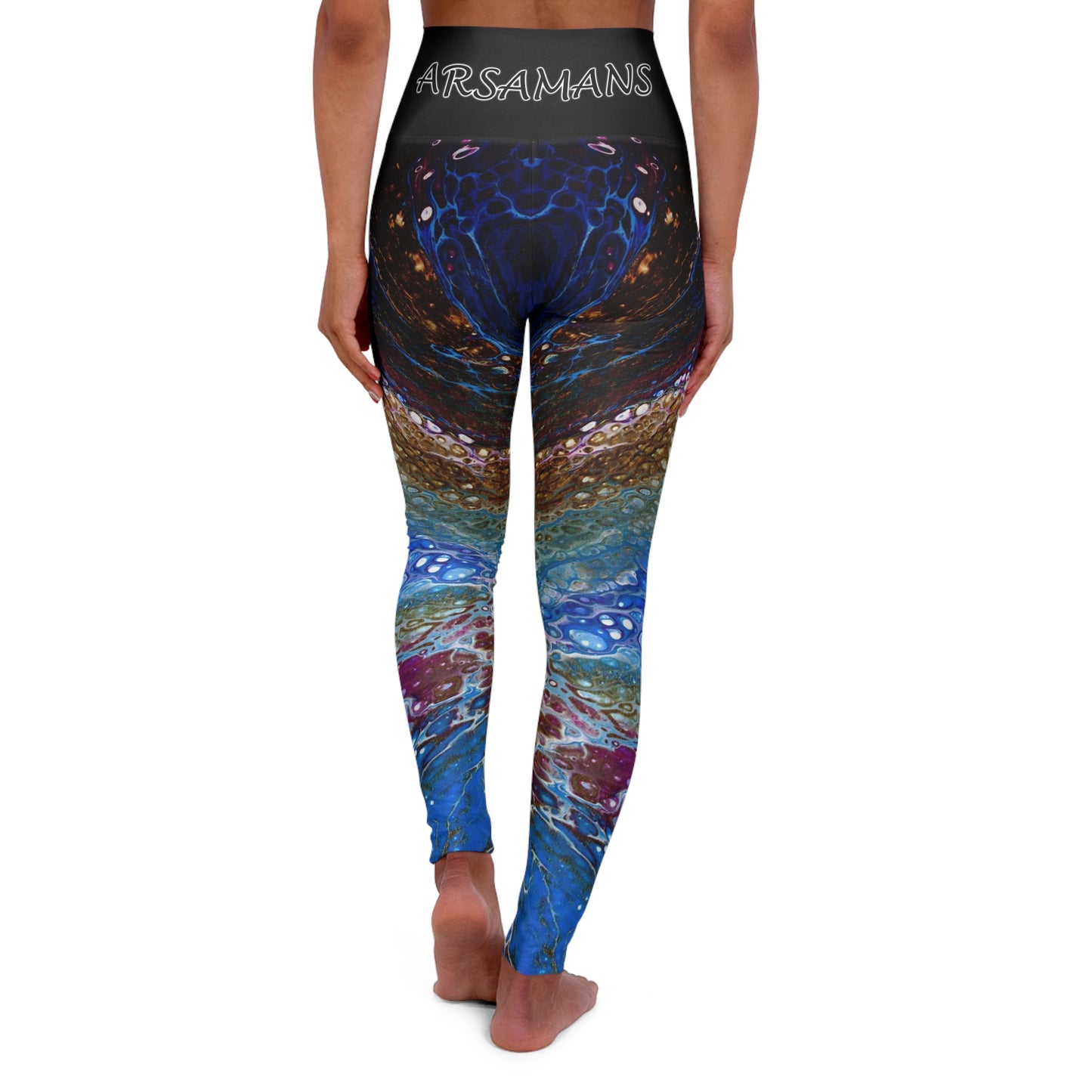 "AquaMar" High-Waisted Yoga Leggings