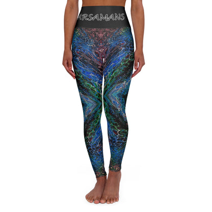 "Jectory" High-Waisted Yoga Leggings