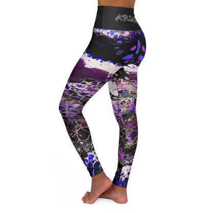 "AI" High-Waisted Yoga Leggings