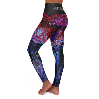 "Hierarchy" High-Waisted Yoga Leggings