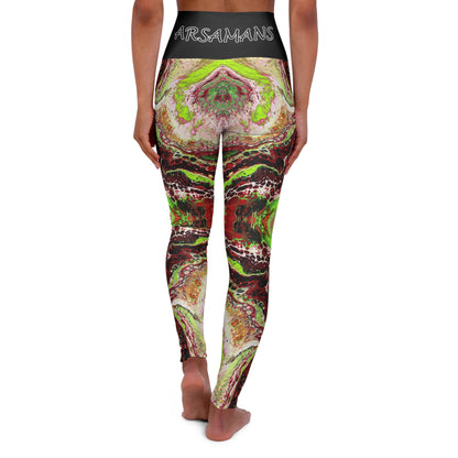 "Jolt" High-Waisted Yoga Leggings